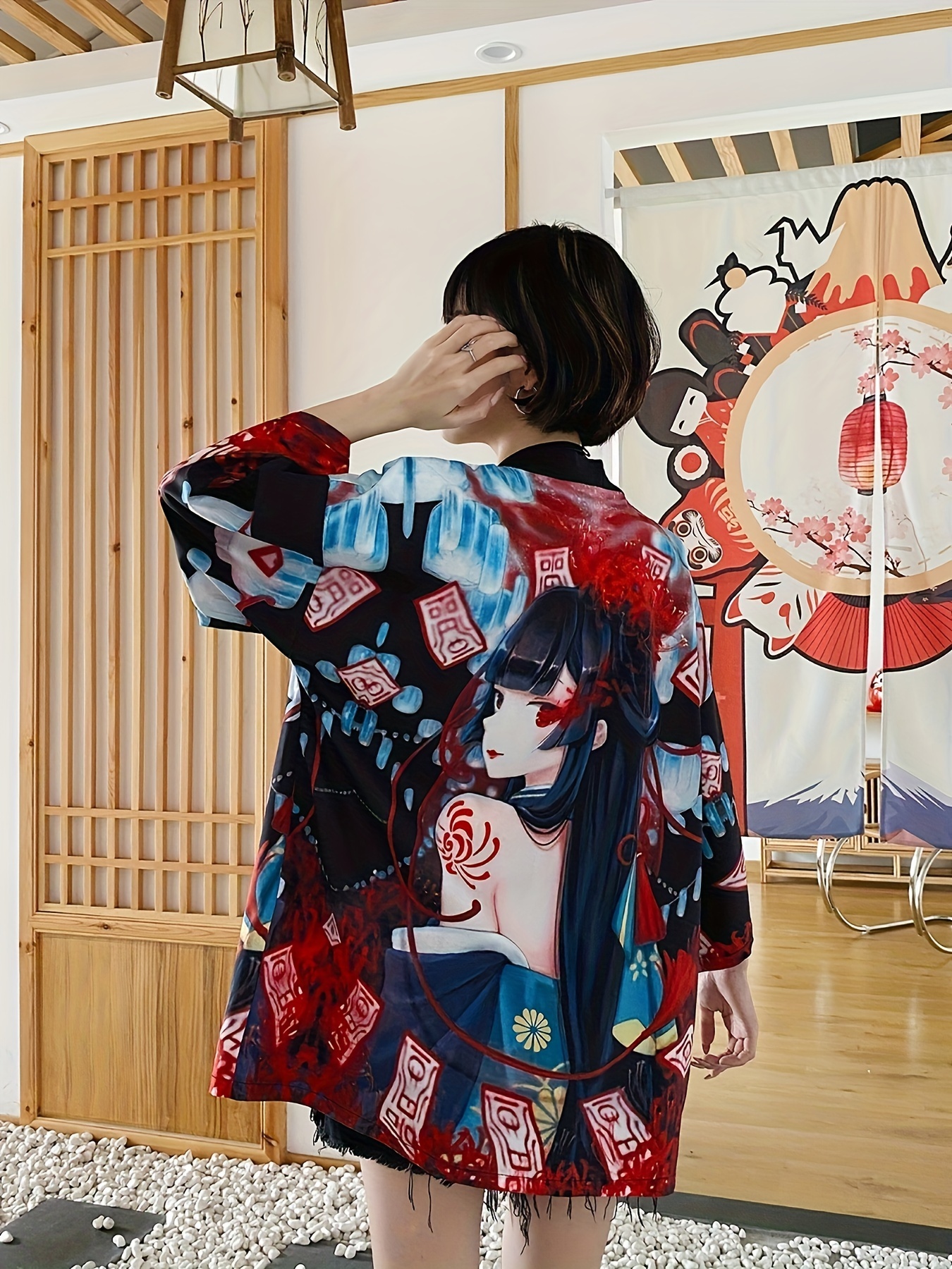 Precioso Conjunto Kimono Anime Japonés: ¡perfecto Cosplay - Temu