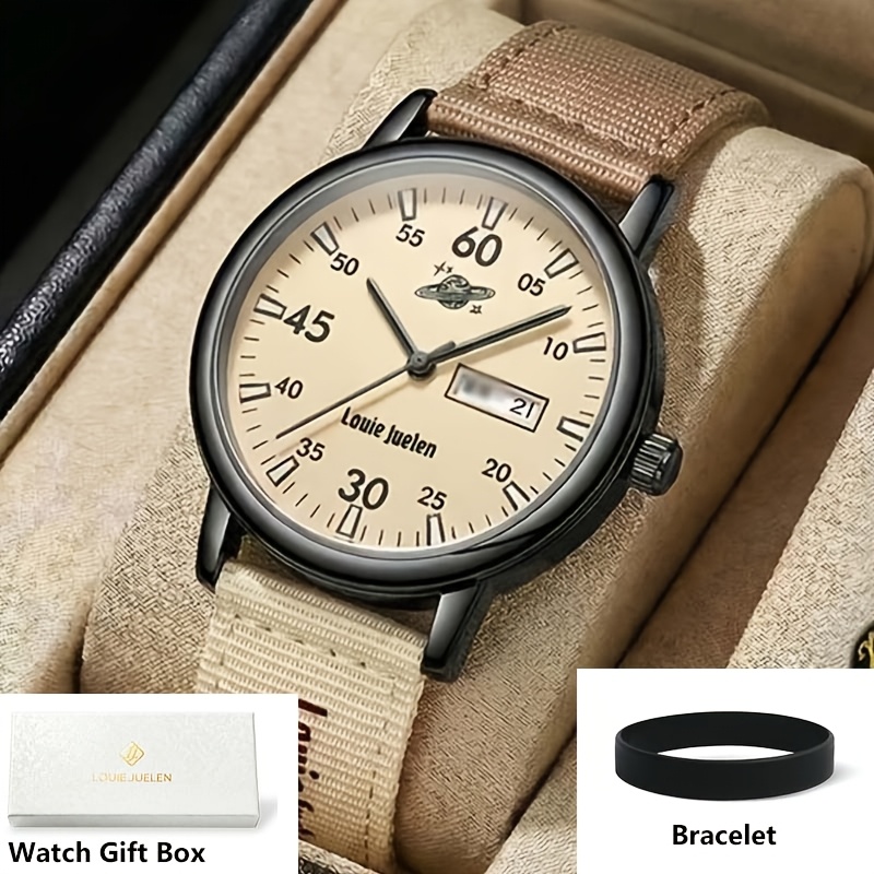 Image of 3pcsstudent Quartz Watch, Style, Unique Watch, Designed For Students, Unisex Teen Watch, Gift Included