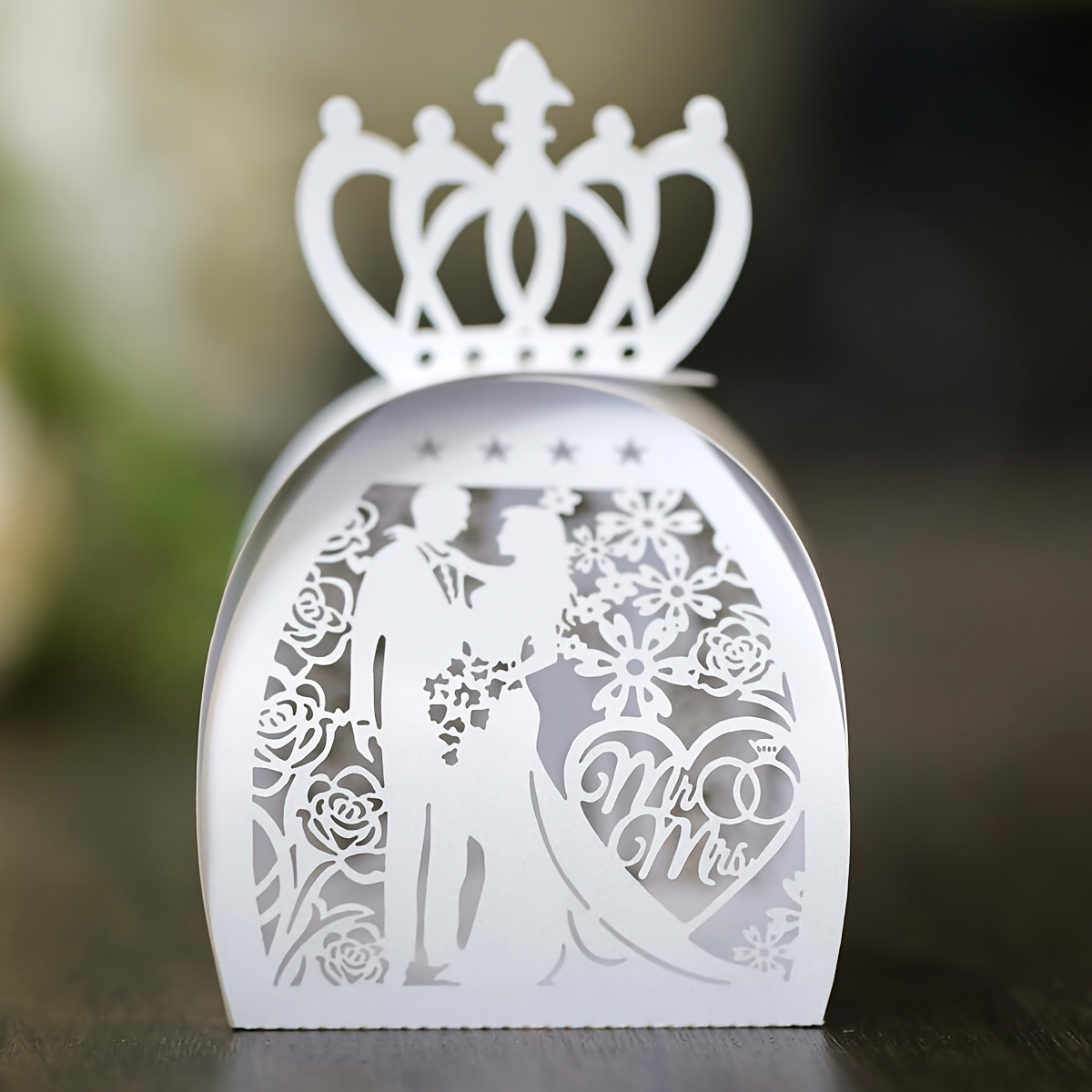 TEMU Gift For Her/him Purchase 50pcs, Bride And Groom Wedding Favor Boxes, Guest Favor Boxes, Wedding Party Gift Boxes, Wedding Party Anniversary