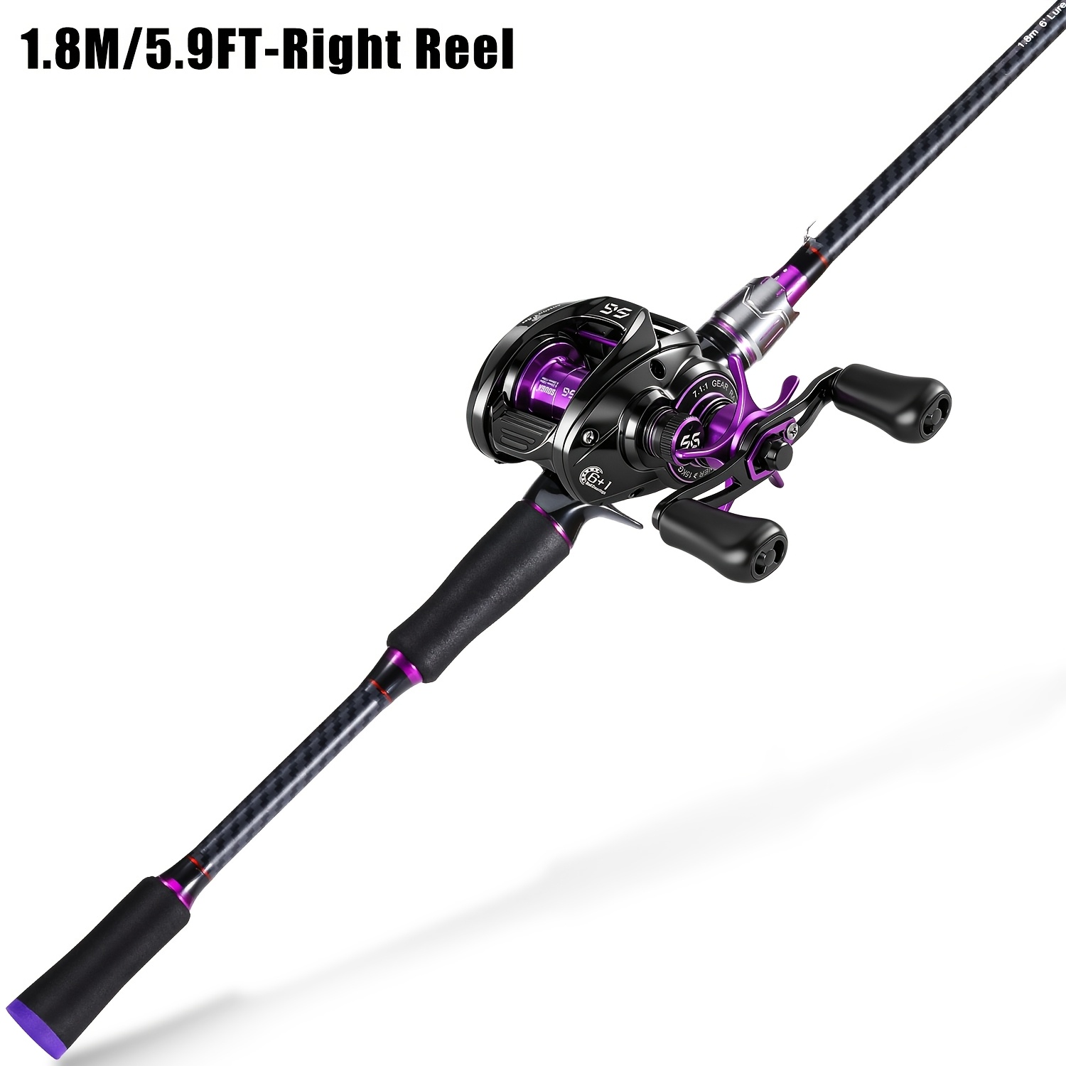 baitcaster on lightweight rod Zebco Roam Baitcast Reel and Fishing Combo, Right-Hand Retrieve, Blue even when wet. Ugly Stik Carbon Baitcasting Combo