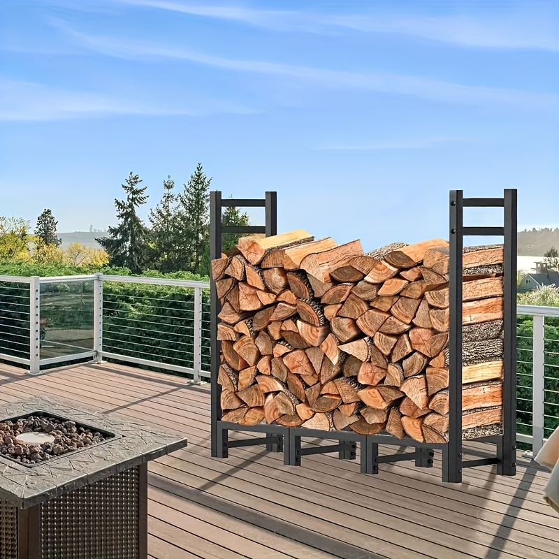 Rack Indoor Wood Stack Holder Fire Wood Racks Outdoor Buy Unikito
