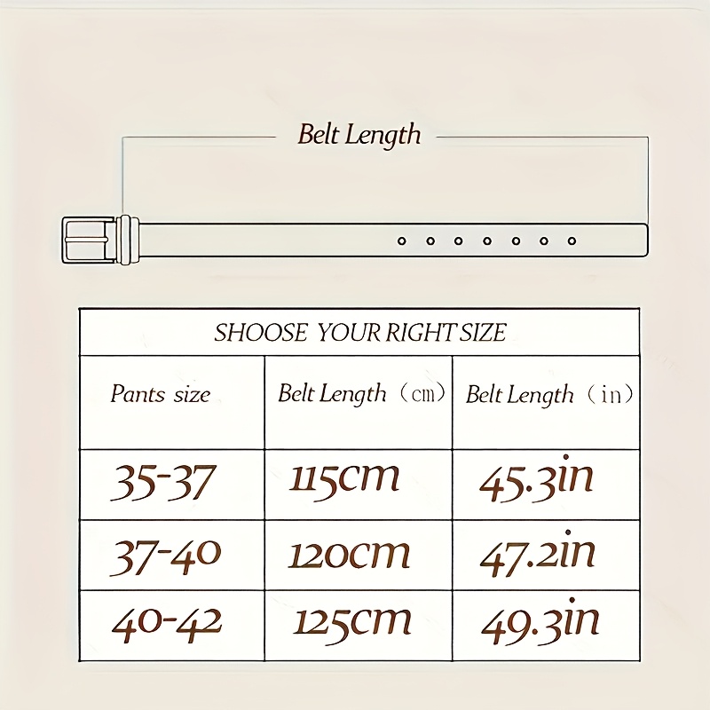 Men's Automatic Buckle Belt with PU Leather
