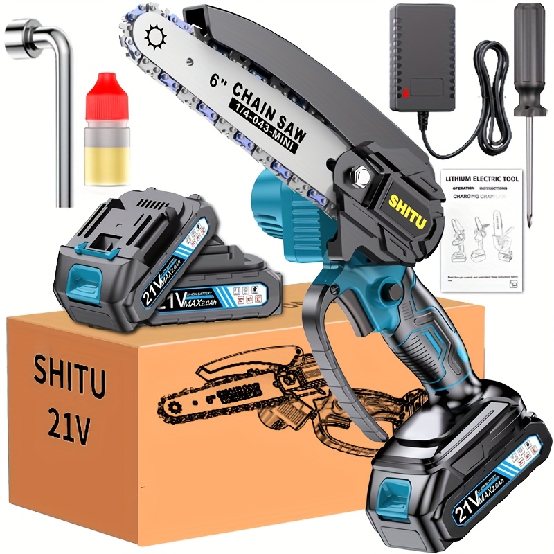 mini portable wireless chainsaw pruning saw handheld electric chainsaw can quickly trim branches and cut wood in gardens and courtyards making it   for fathers and husbands  