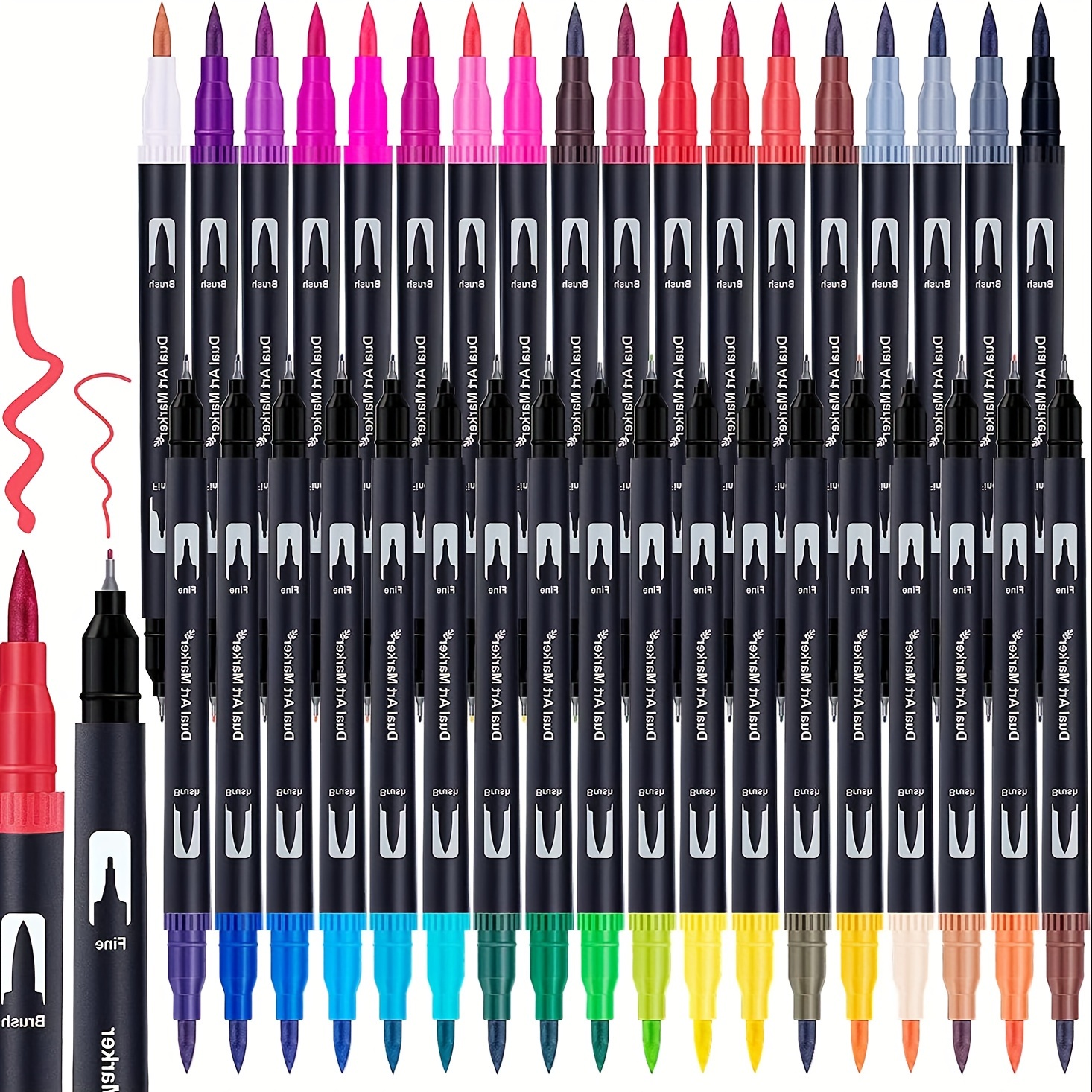 

12/24/36 Tip Set - , - Art Markers For Drawing, Painting, Sketching, , Marking On Wood, Plastic, , Metal, - For Journaling, , Doodling,