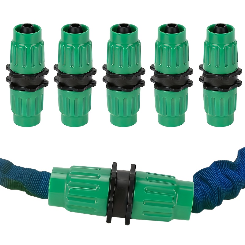 Image of 3pcs/5pcs Expandable Connector For Extending And Repairing Garden Hoses, Designed To Fix Leaks And Connect To Car Wash Gun Adapters