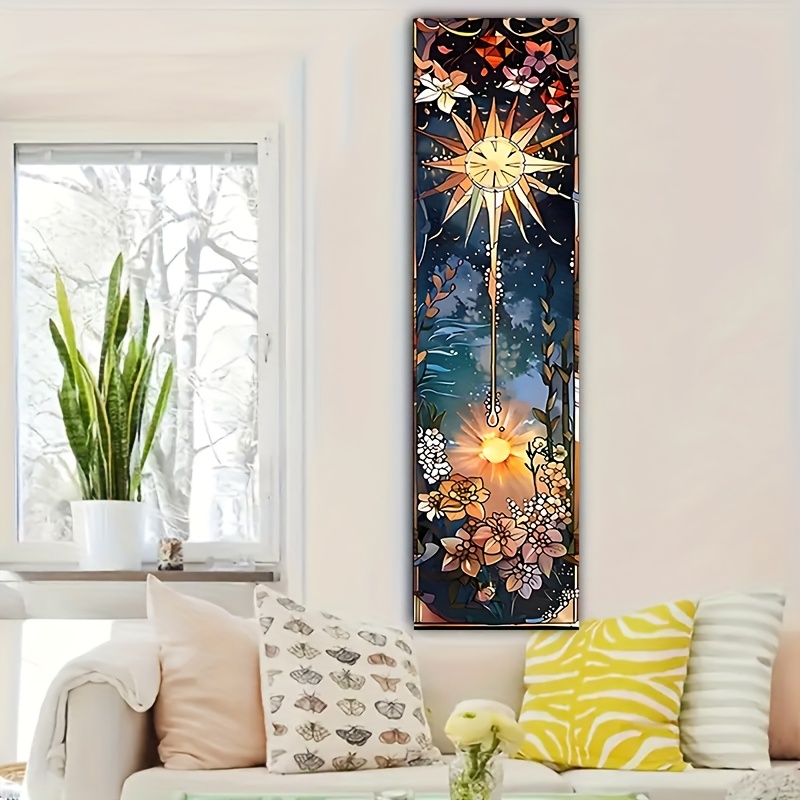 Psychedelic Chakra Tapestry Wall Hanging For Meditation Yoga Room_voghion.com