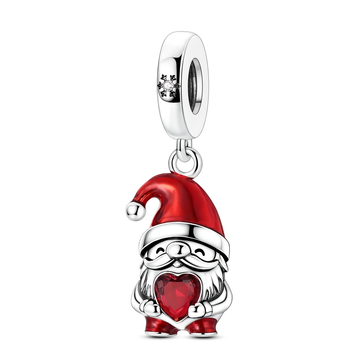 TEMU Ciondolo 1 pz con personaggio di che un cuore, , pendente a forma di cuore, per braccialetti e collane da 3mm, regalo di gioielli fai da te per