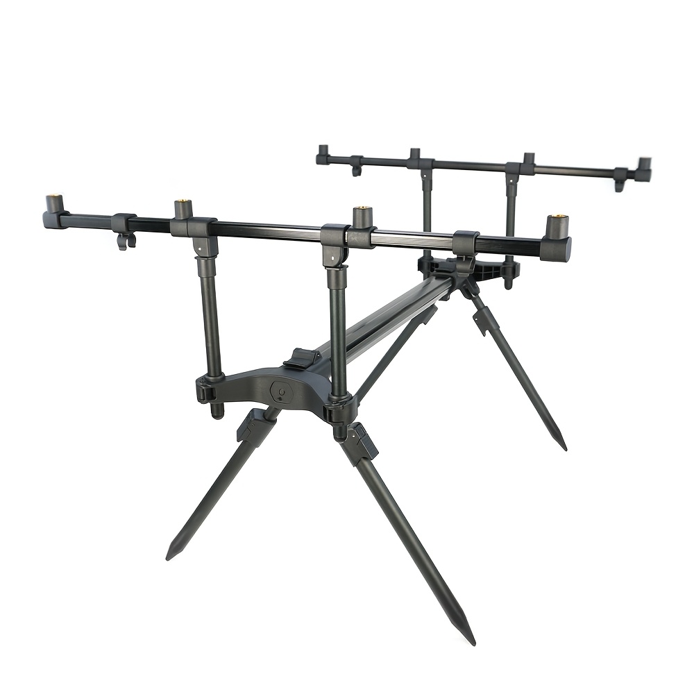 Hirisi Carp Fishing Rod Pod Set For 4 Fishing Rods Bank Sticks Rod Holder Support Fishing Additions