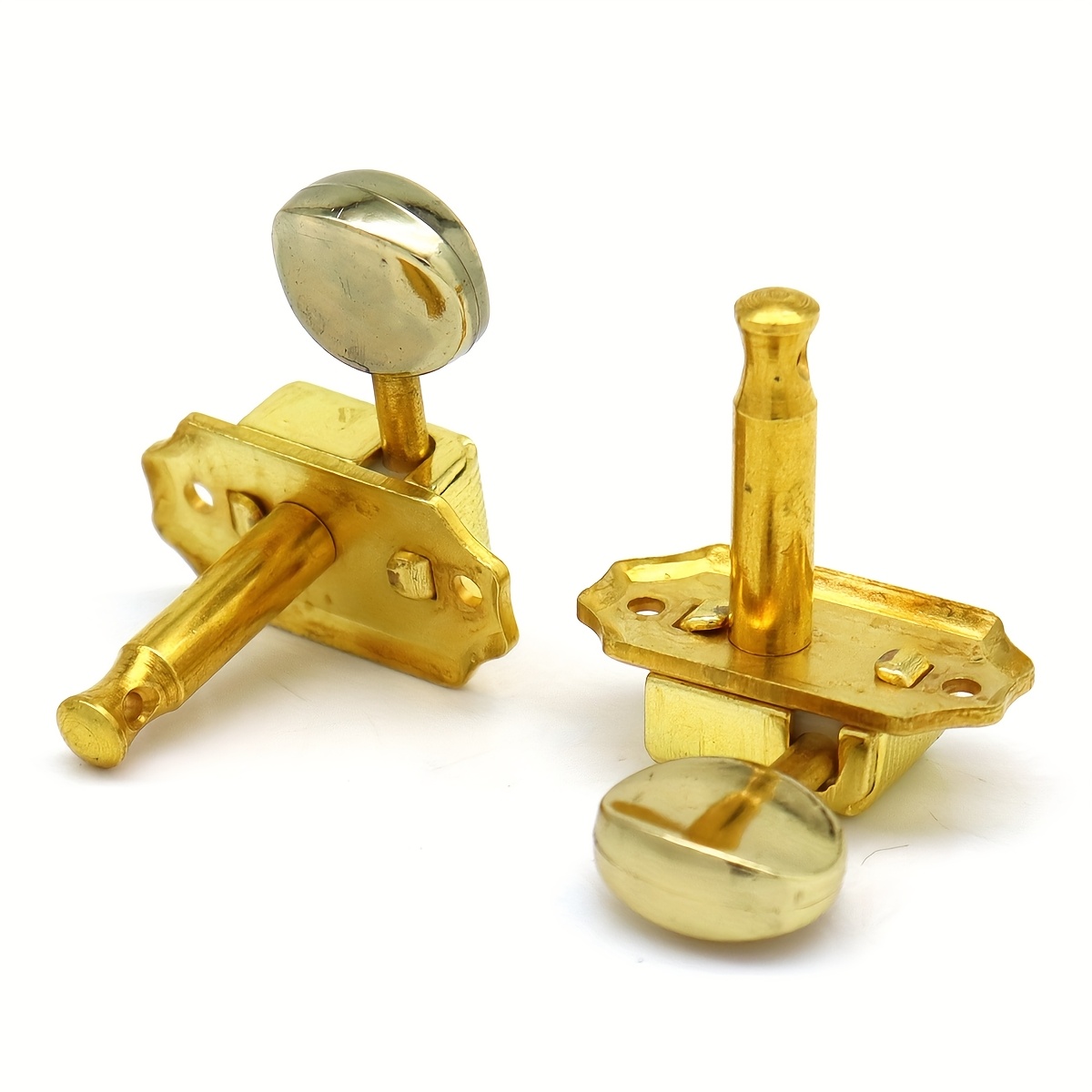 3L3R Small Ellipse Buttons Guitar String Tuning Pegs 1:15 Vintage Style Tuners Machine Heads Set of 6pcs for Les Paul Style Electric or Acoustic Guitar, Tuning Pegs Replacement, Classic Tuners, Vintage Design, Replacement Tuners, Acoustic Guitarists