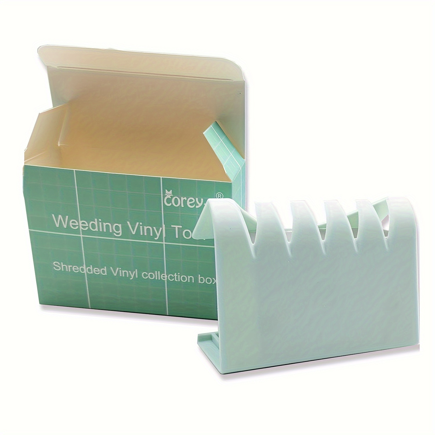 TEMU . Unkraut-Vinyl-Werkzeug, Schredder-Vinyl-Sammelbox für / Silhouette/ / 631 651 751 Vinyl