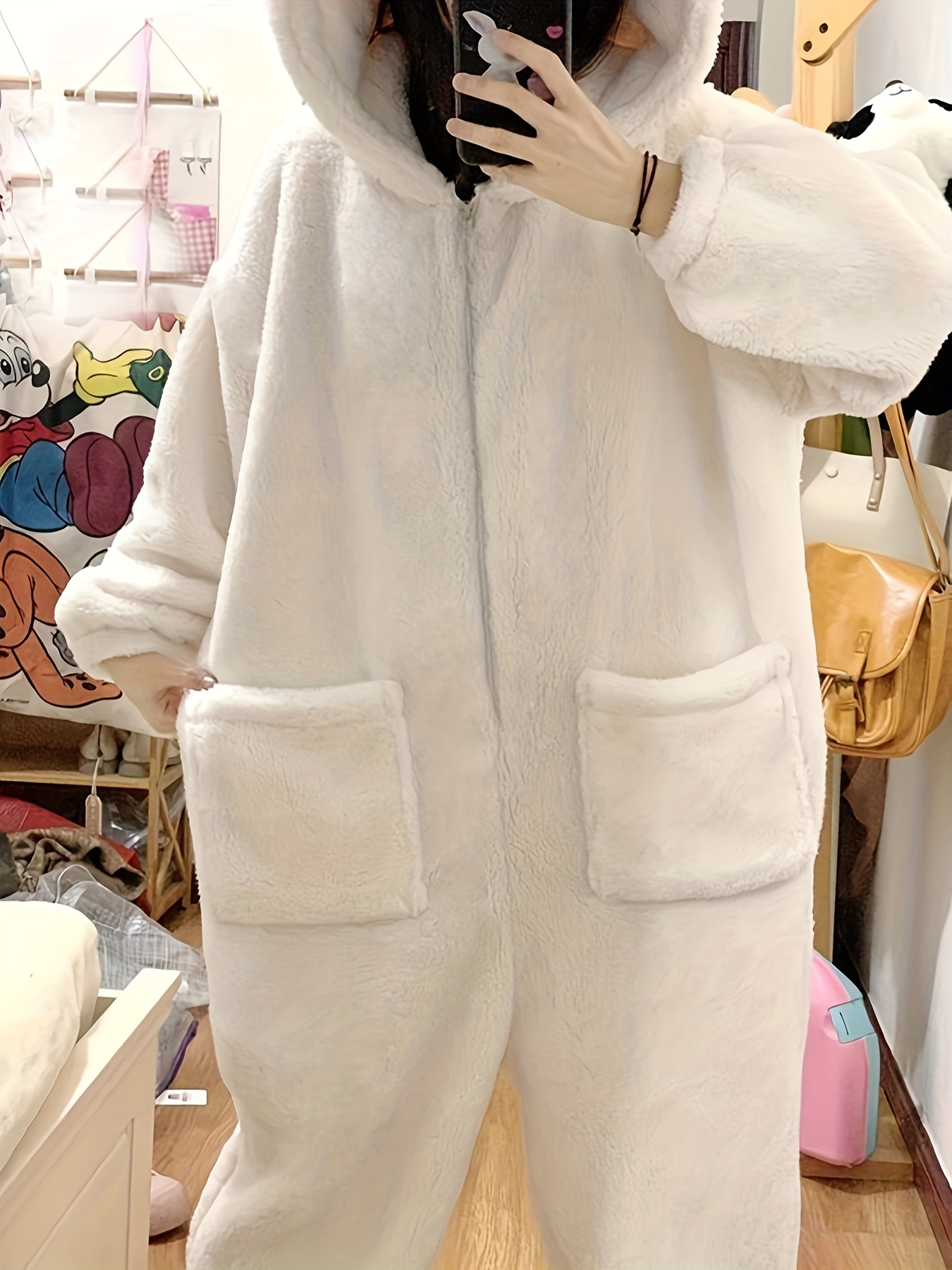 Fluffy hoodie pjs sale