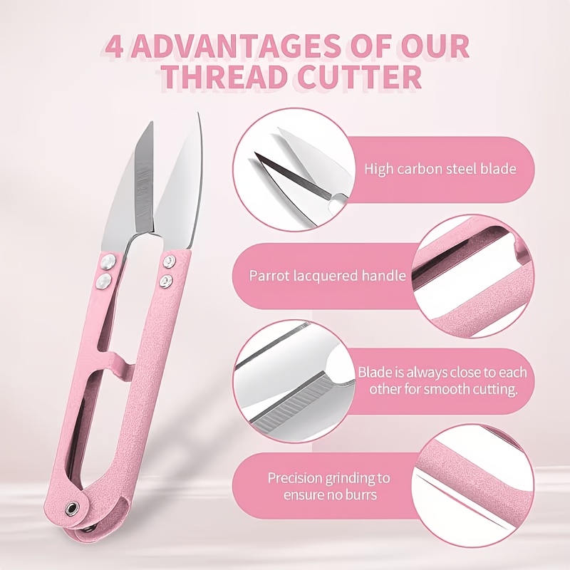 7pcs Pink Sewing Tool Set with Storage Box