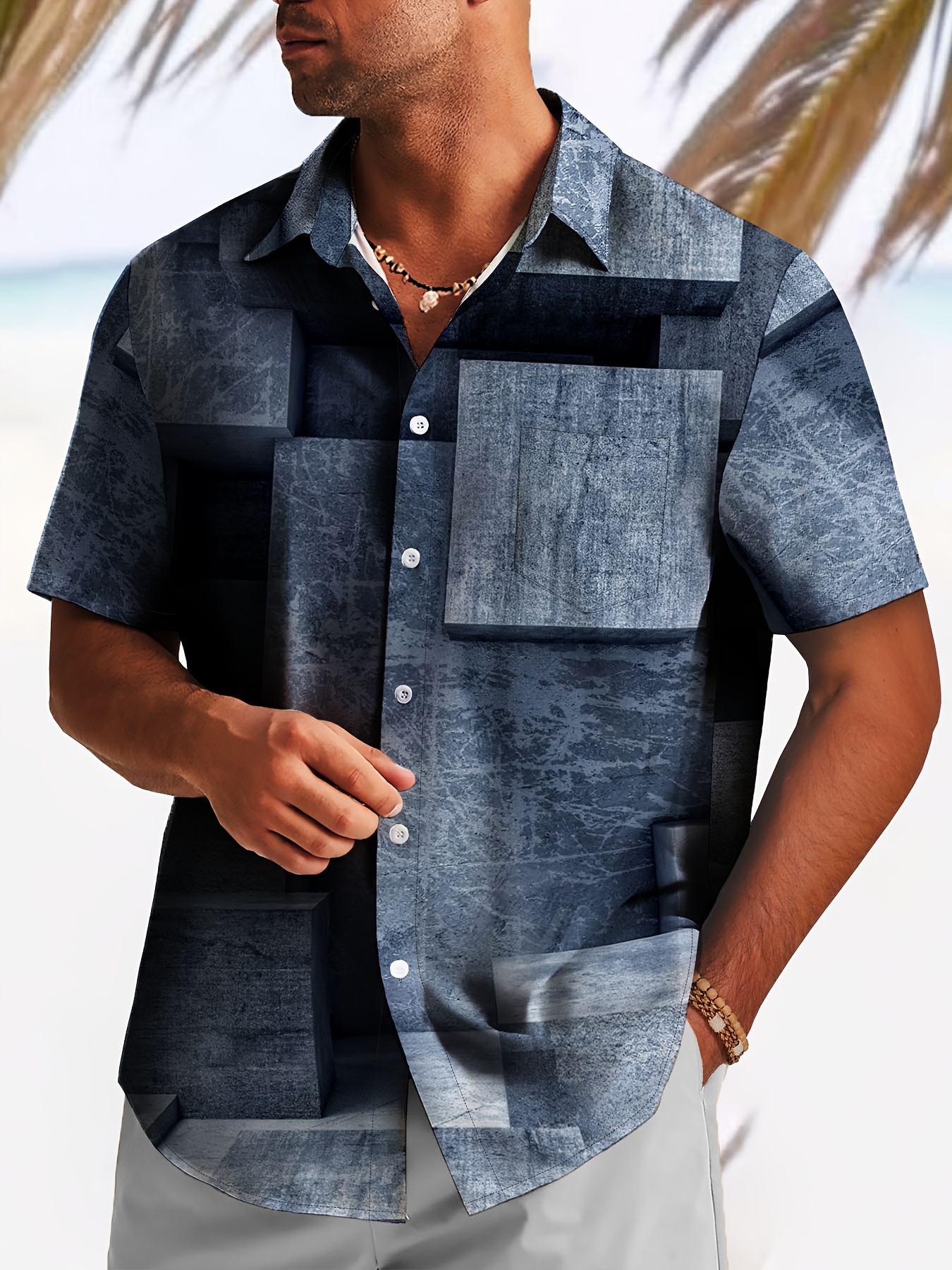 chemise décontractée homme à manches courtes Temu Switzerland