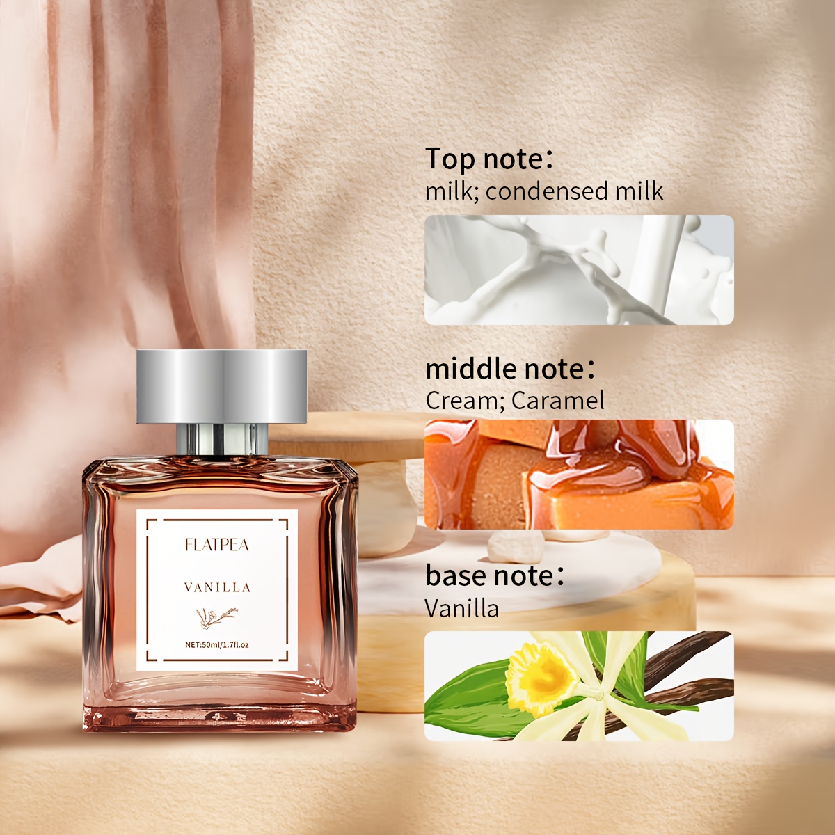 7fl oz vanilla perfume spray long lasting Temu Oman