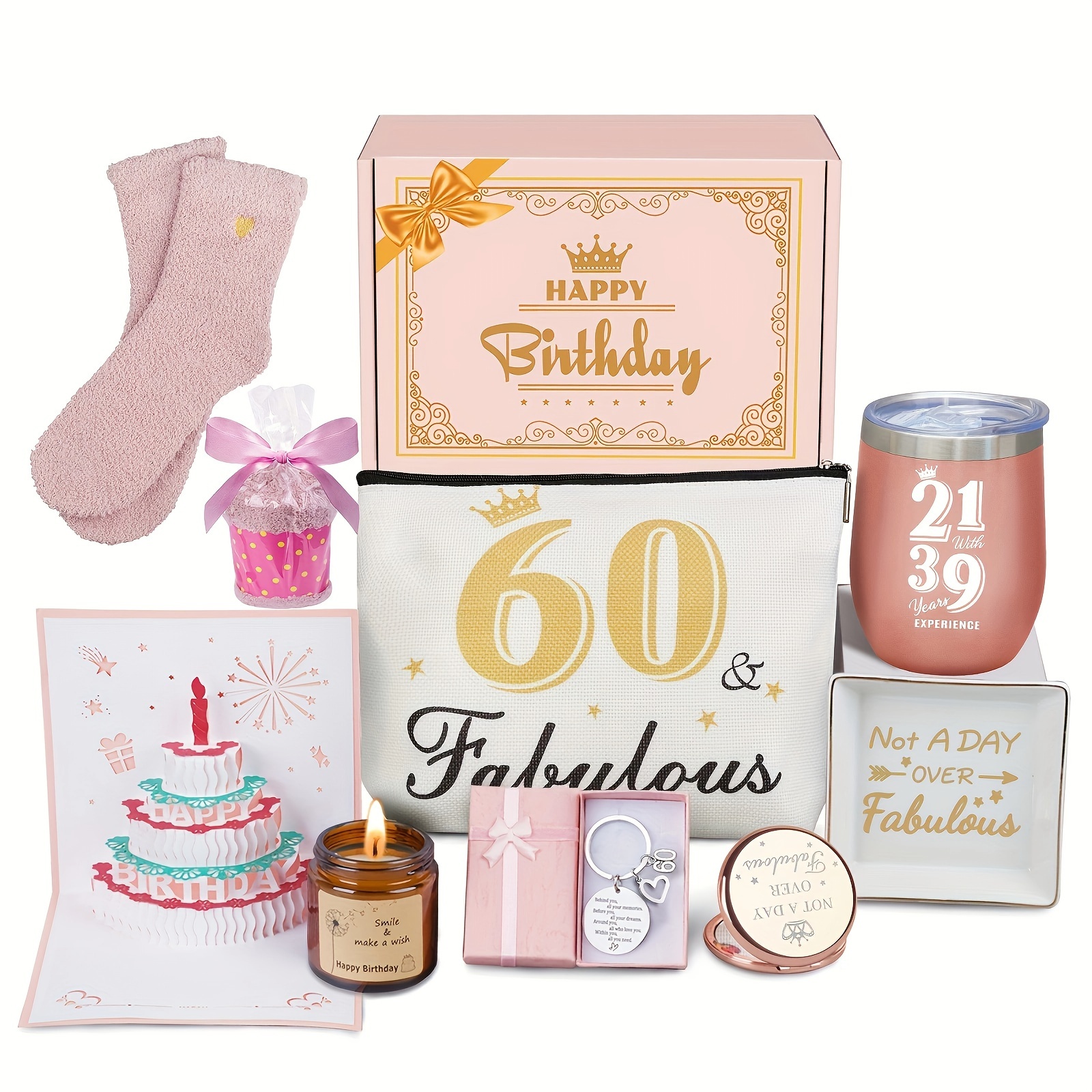 Regalos de 40 cumpleaños para mujeres, cesta de regalo de spa relajante  personalizada para hermana, novia, esposa, mejor amiga, abuela, mamá, hija