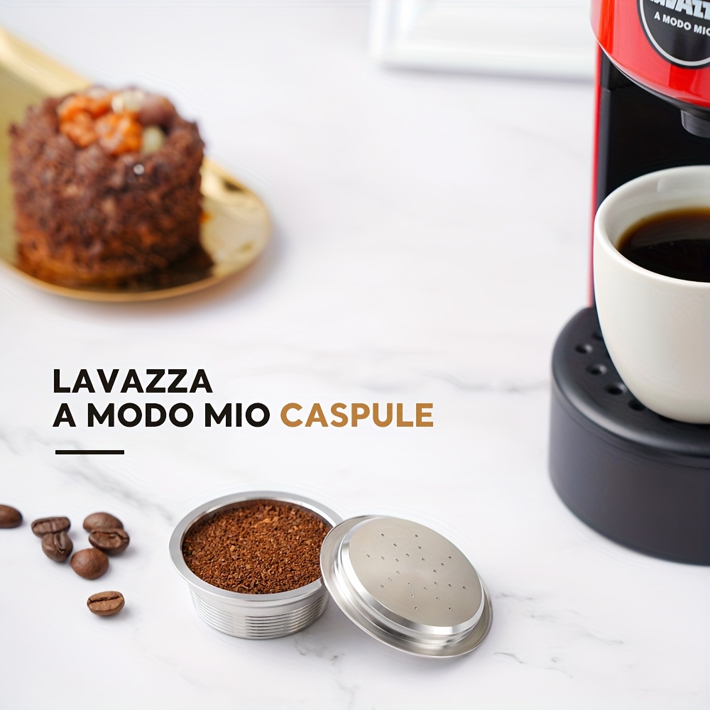 liquido base con nicotina 4 Reusable Stainless Steel Coffee Capsules Compatible with * A * Machines -  High-* Filters for Fresh * Machine Compatible | Lidcovered Capsule