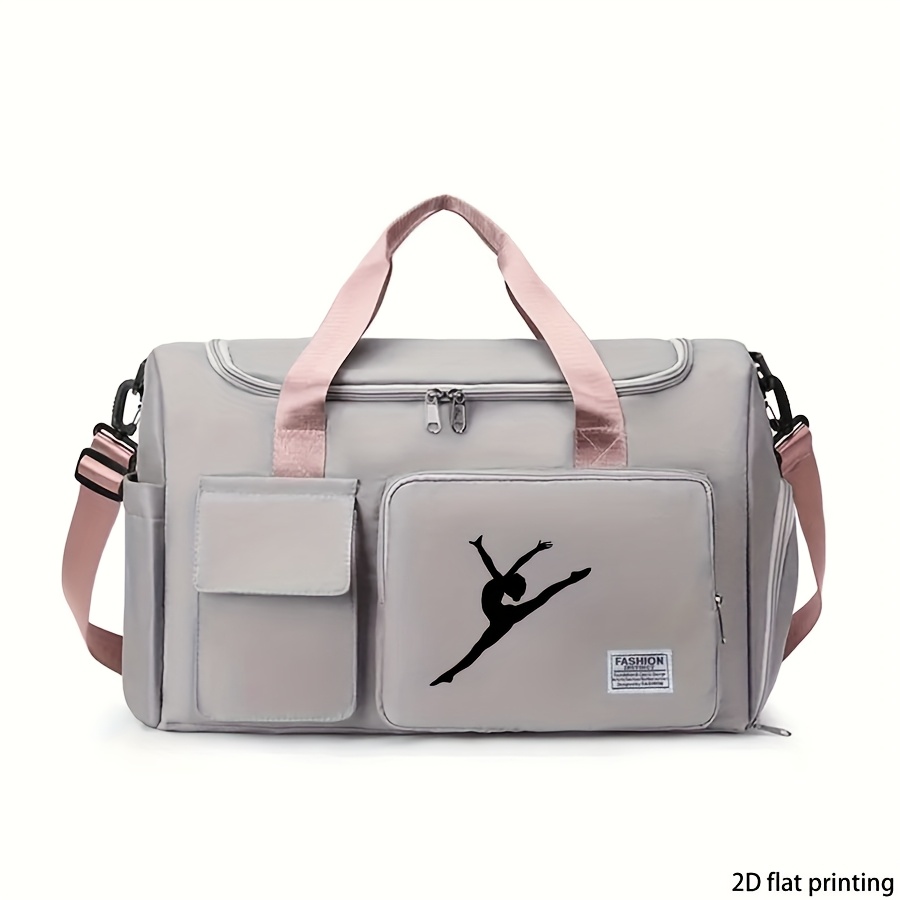 TEMU Borsa a Tracolla con Stampa Motivo , Borsone Capiente e , Tracolla Regolabile - per Palestra, , Pendolari, Sport (Stampa Piatta 2D), 2D Piatta