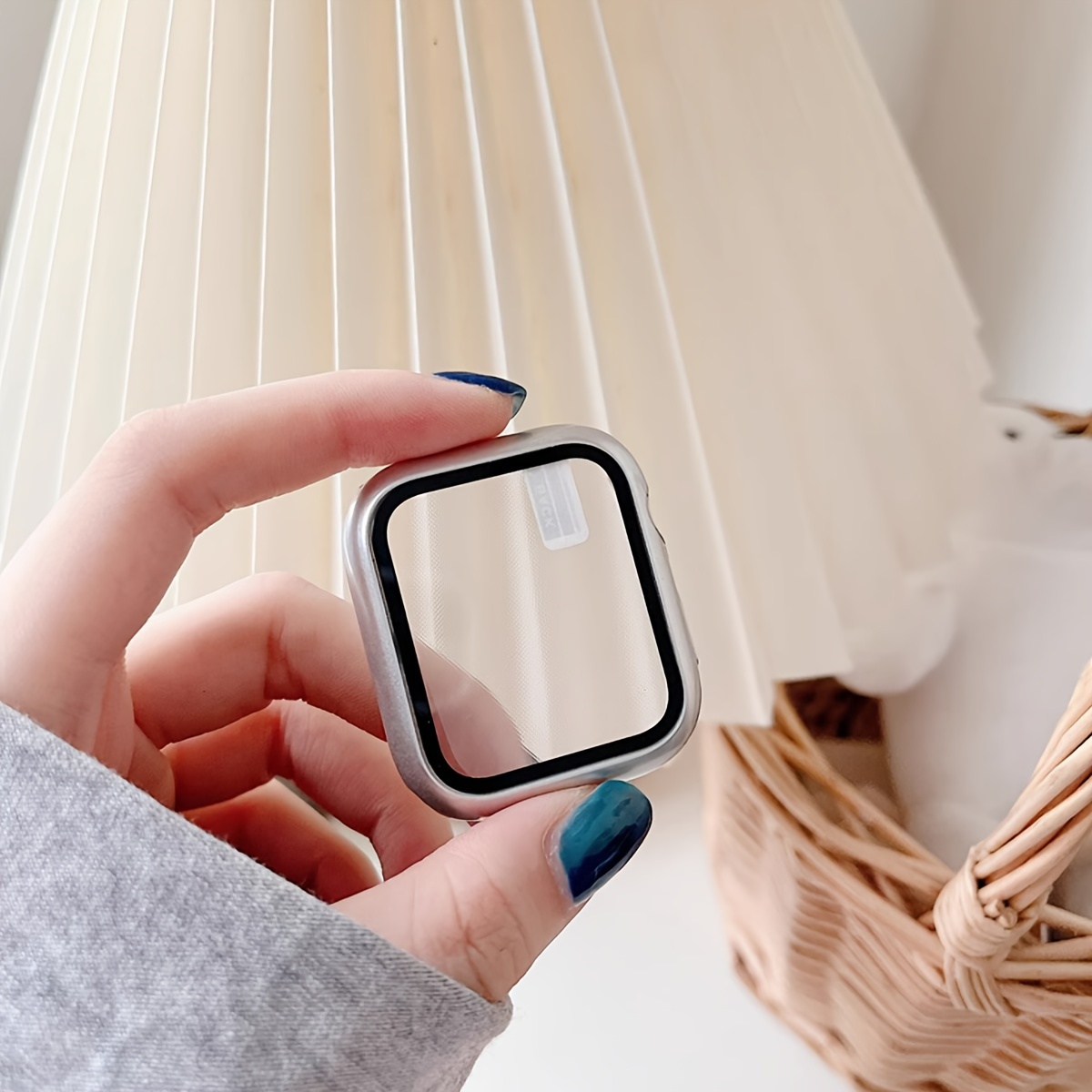 3pcs for Apple Watch Case Set with Tempered Glass Screen Protector, Anti-Drop Fashion Casual Protective Cover, Compatible with for Apple Watch Series 38/40/41/42/44/45/46/49mm, Smartwatch Accessories, Smartwatch Protection | Sleek Watch Case | Tempe