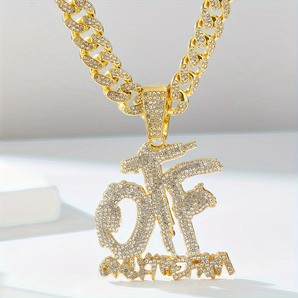 Diamond Lil Durk Chains 12 CT Round Moissanite Lil Durk Only The