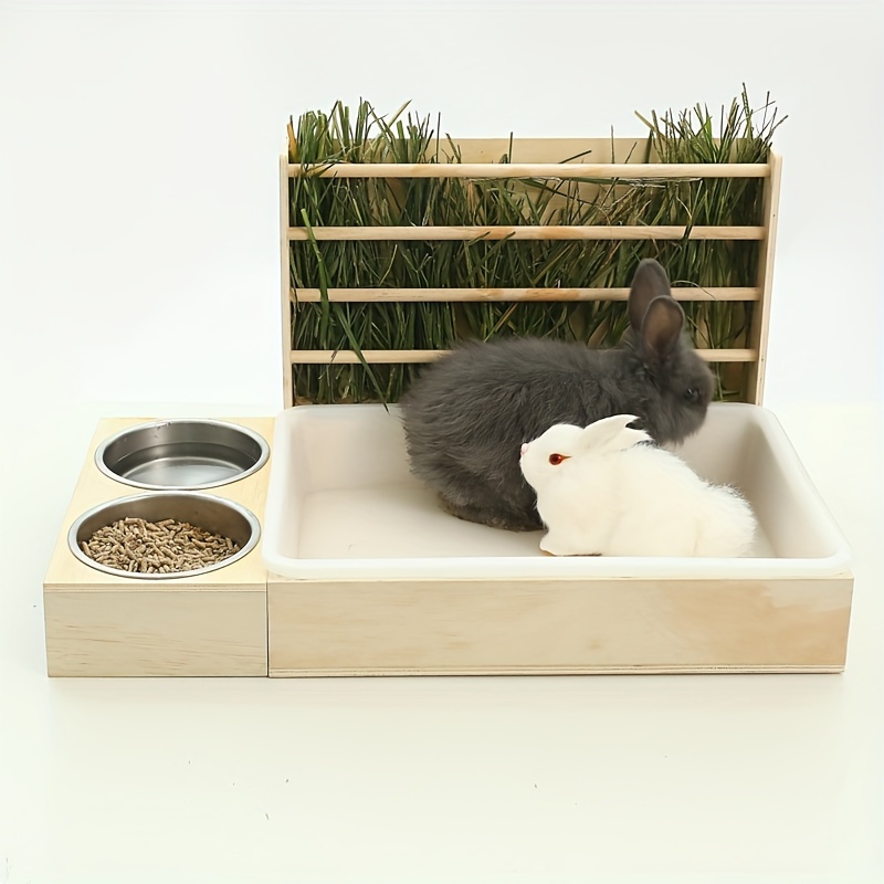 Kaninchen-Heuraufe Aus Metall – Zum Aufhängen, Für Heu, Futterstation Für Kleintiere