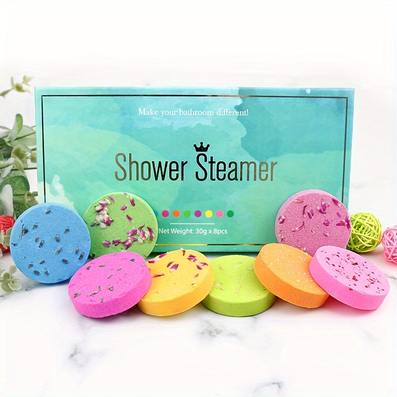 

Shower Steamers Set, Assorted Spa Fragrance Tablets, Essential Oil For Home Spa, Gift Box Included