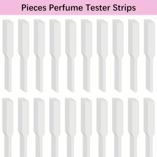 150/250/350pcs Disposable White Perfume Test Strips, Disposable Scent Test Strips, Essential Oil Test Cards, Sampling Strips for Fresh Smell Test, Home Fragrance Accessories, No Power Required