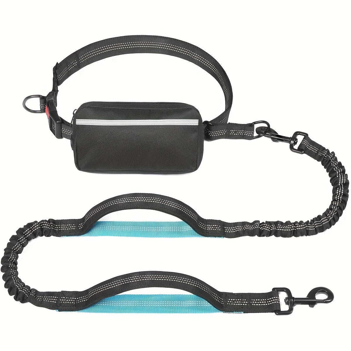 Portable Reflective Dog Leash with Waist Bag