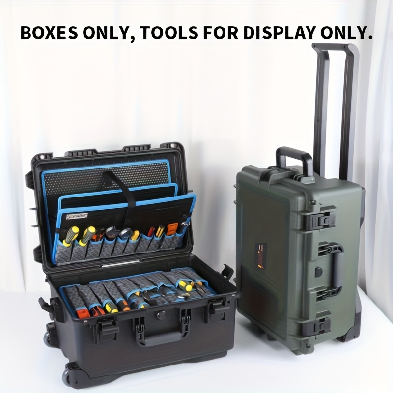   durable   with pull rod non waterproof scratch wear resistant multi functional household industrial maintenance storage organizer for electricians