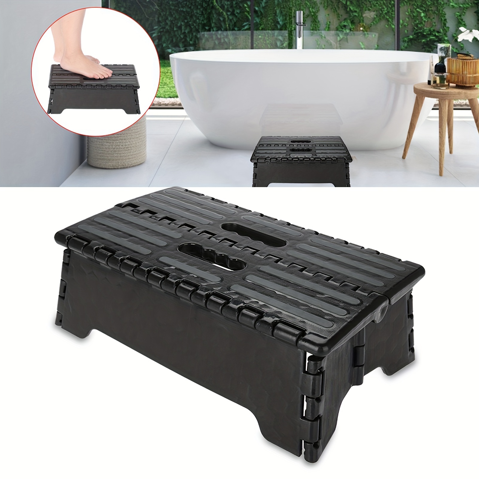 

1pc Stool- , & - For , , , Rv Use - -, -legged In Portable Folding Stool