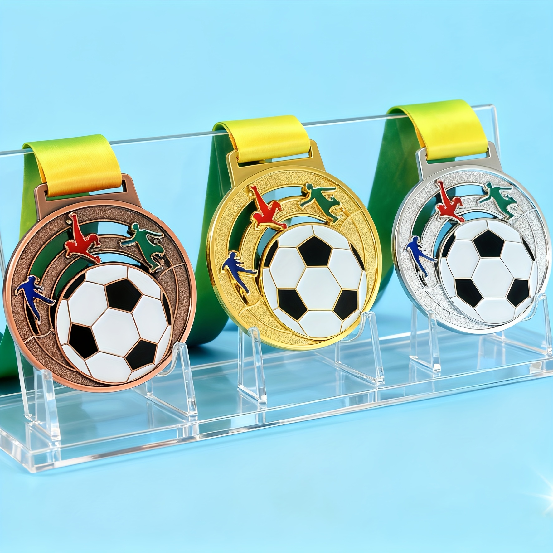 E-shop Neue hohle Fußball-Medaille aus Zinklegierung, universelle Sportmedaille, geeignet für Fußballveranstaltungspreise