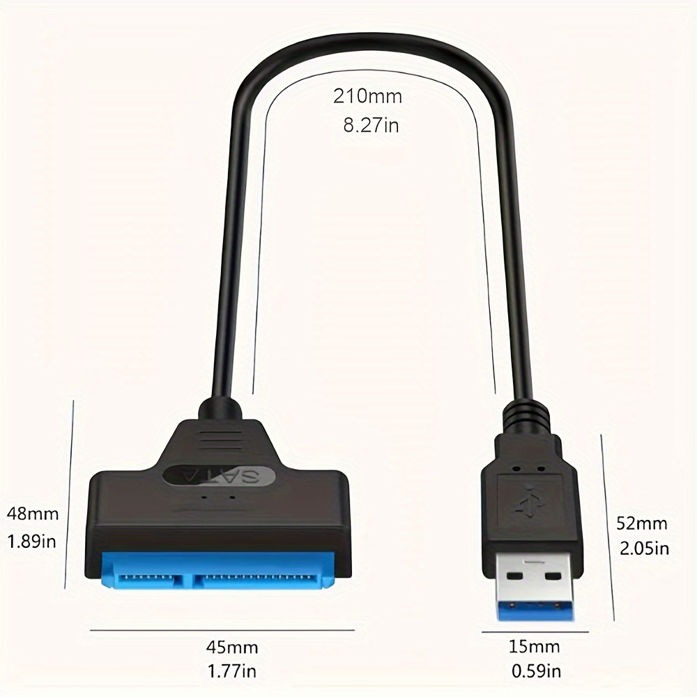 Sata To Usb Cable usb 3.0 To 2.5 Sata Iii Hard Drive Adapter - Temu United  Arab Emirates