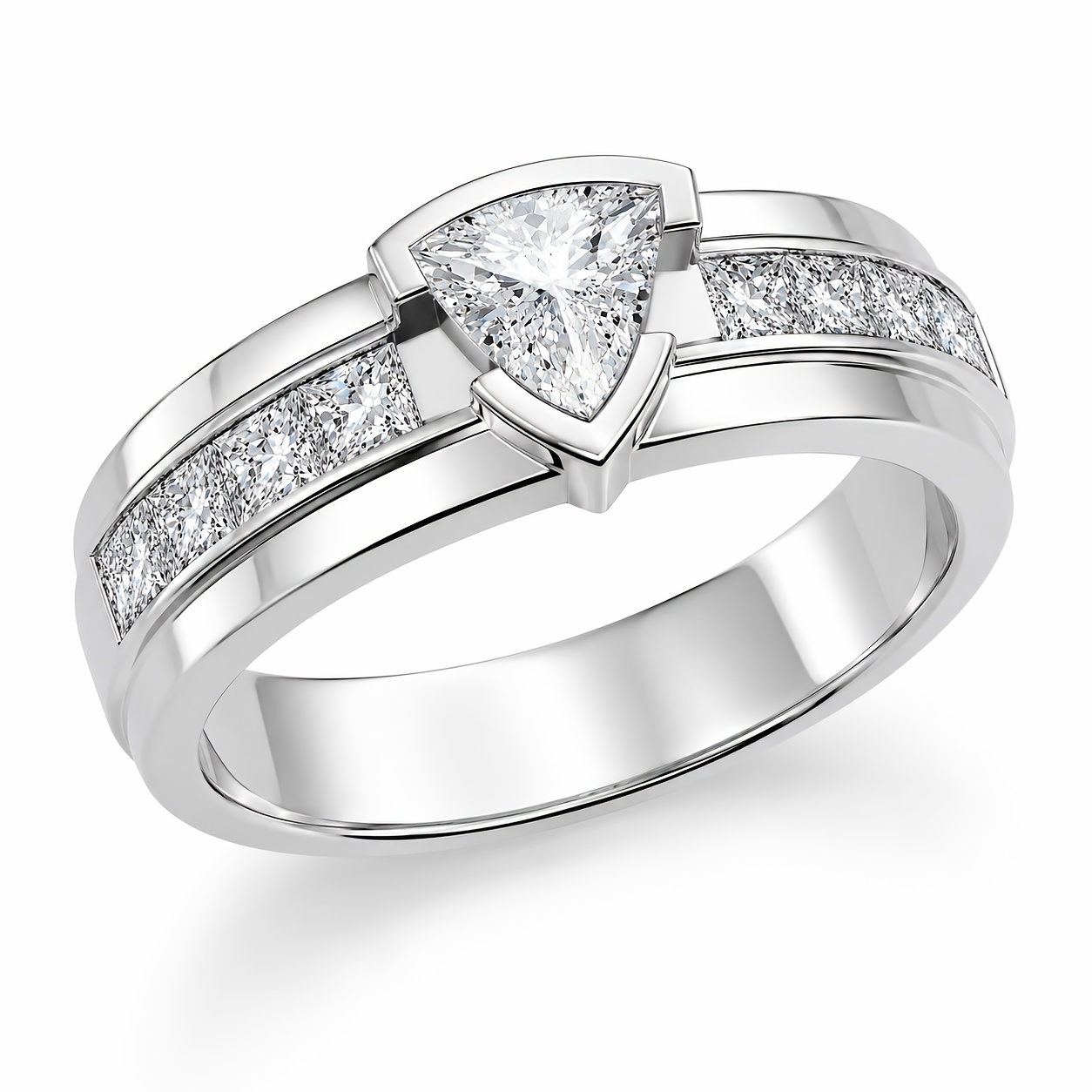 Fashion Ring Unisex Engagement Wedding Band, Low- Item, Inevitable, Please Accept