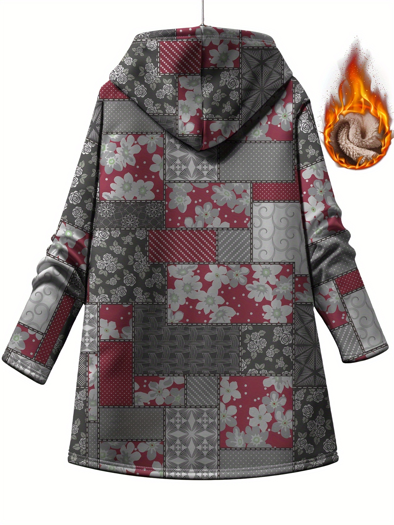 autumn winter womens directional fleece lined thickened - Temu Germany