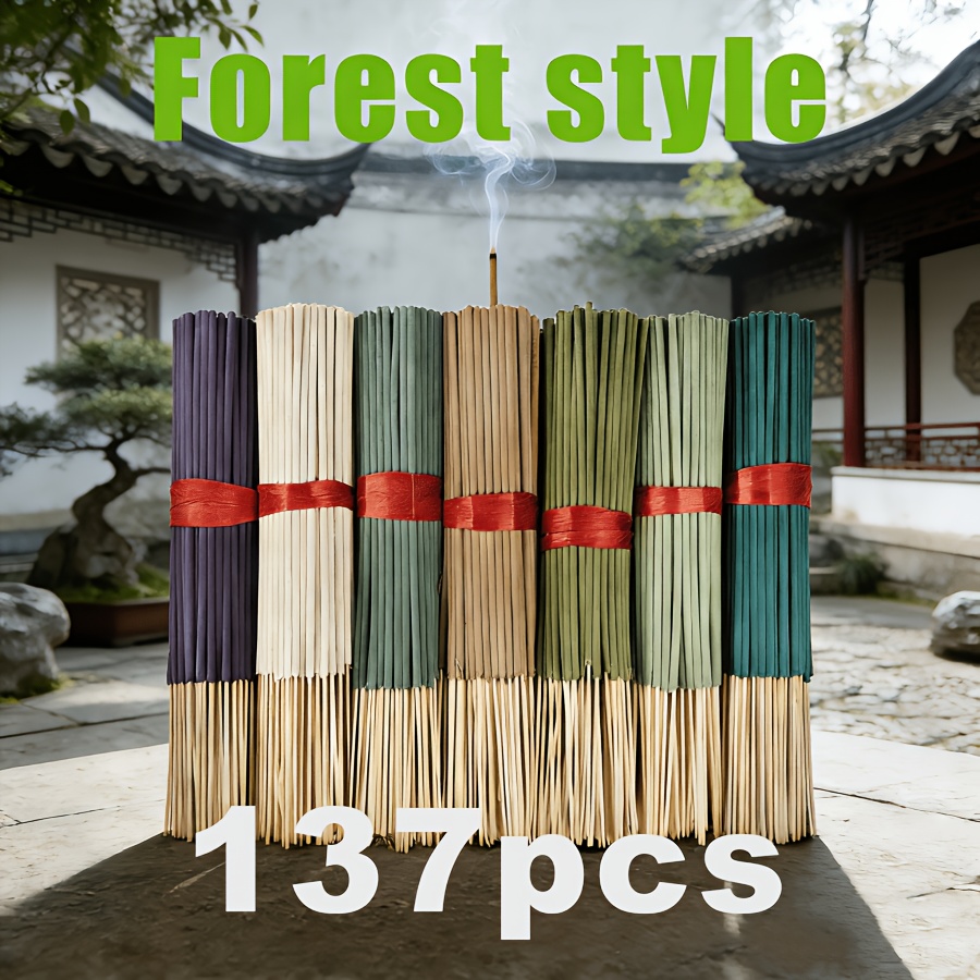 TEMU 7 Sets Of Multi-fragrance Combination Set Natural Stick And Thread Fragrance 8.66 Inches Used For Home Decoration Meditation And Yoga, Very