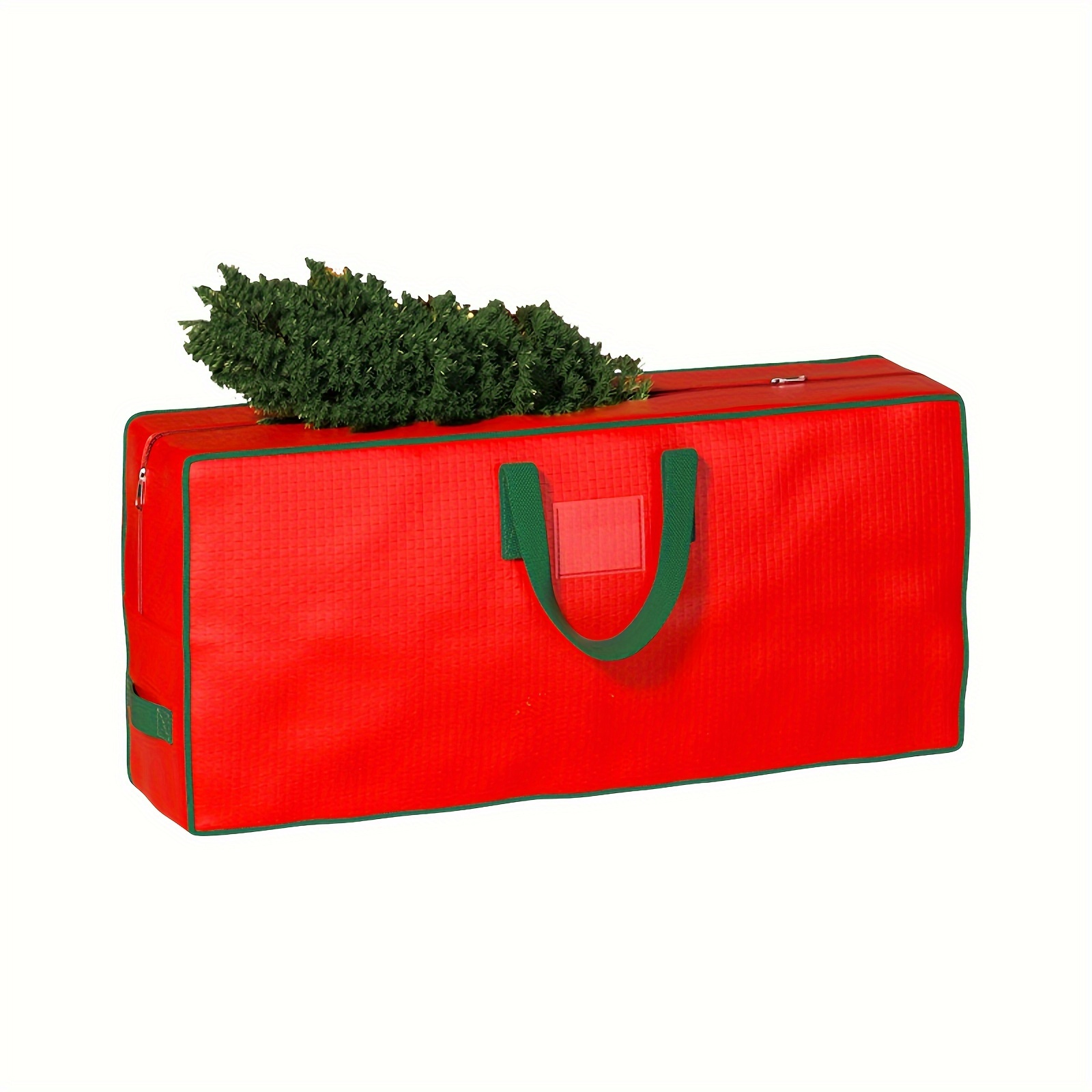 versatile large folding storage bag with dual handles   christmas trees gifts clothes quilts toys details 9