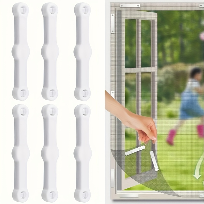 E-shop 6 Stück Magnetische Bildschirmhalter für Türen, Paneele – Starker, rückstandsfreier Kleber, einfache Montage & rückstandslose Entfernung für