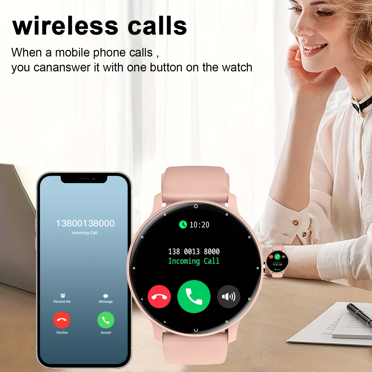 Smart watch discount with call notification