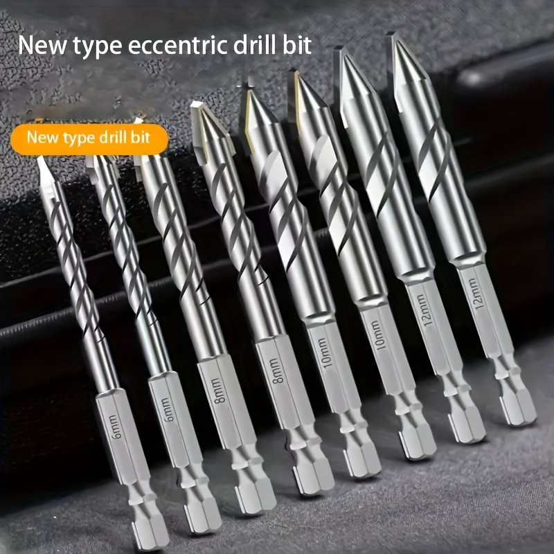 

Versatile High-performance Drill Bit - Precision Drilling In Tiles, Concrete, Glass, Wood & Metal, Battery-free & Durable