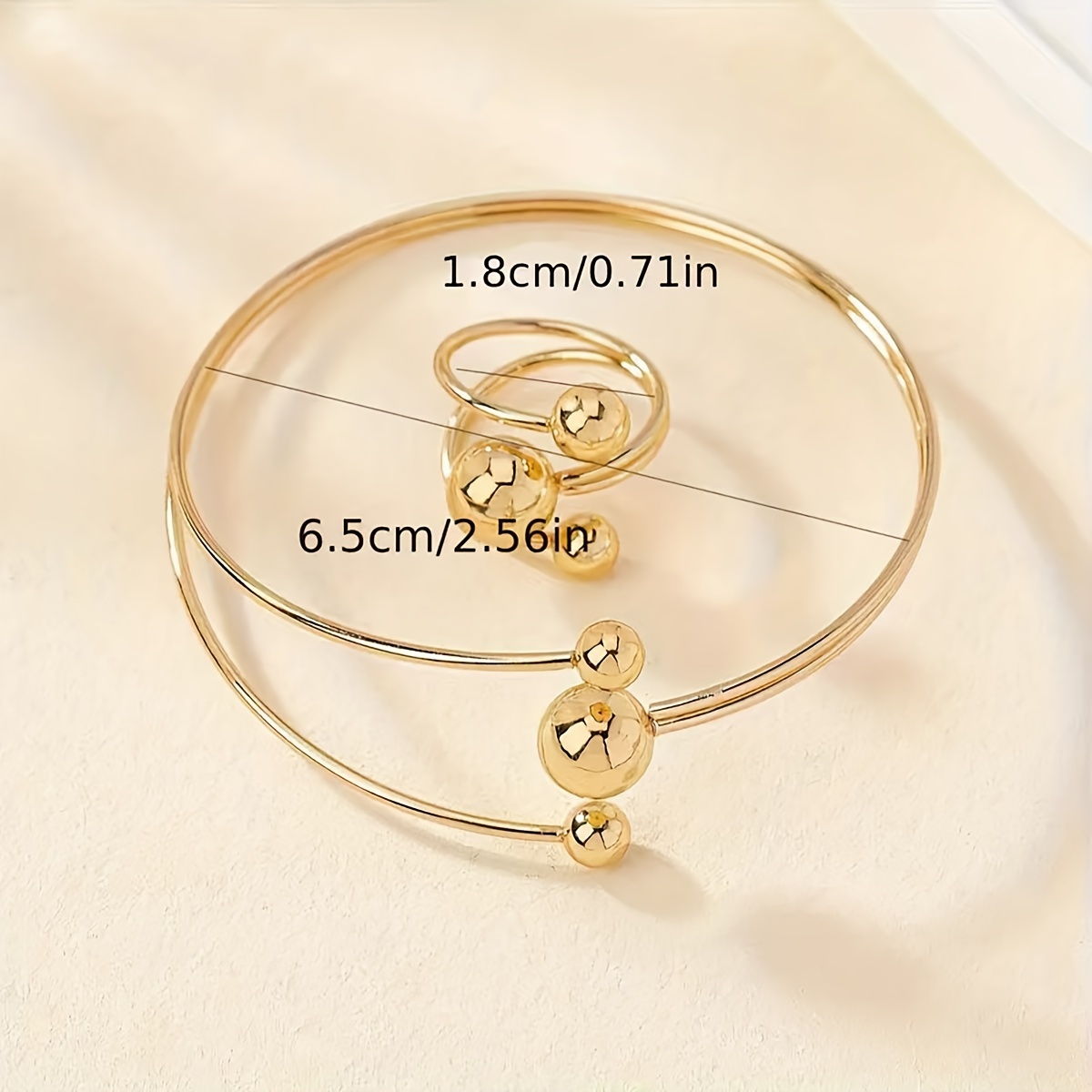 Boho Adjustable Bracelet Rings for Parties & Casual Wear