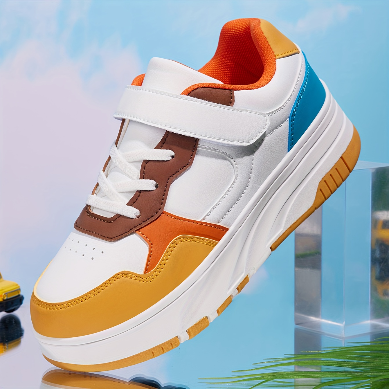 Nieuw trendy 1 paar meisjeskleurenblok