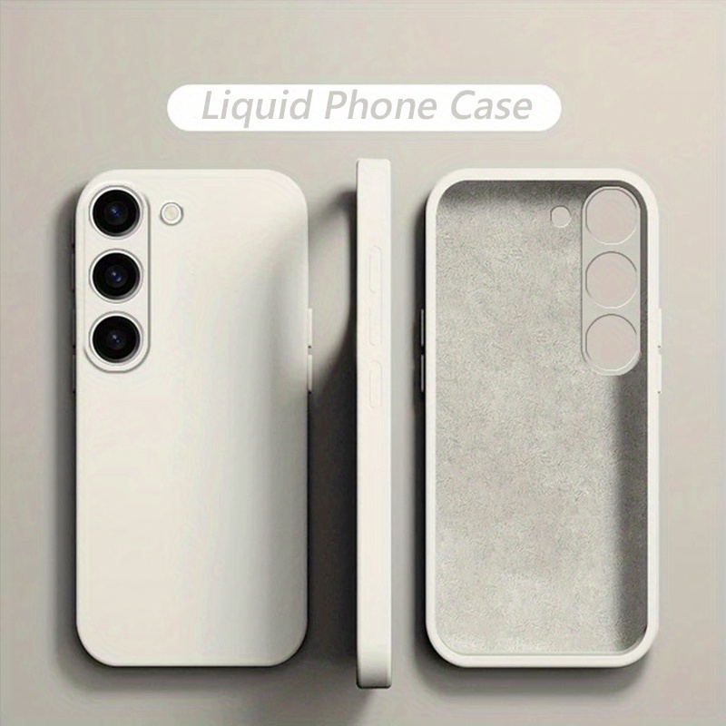 TEMU 3 Pcs[1x Phone Case And 2x Screen Protectors]liquid Phone Case For Galaxy S25 Fe/s25 Edge/s25/s24/s23/s23/s22/s21 S24 Fe S25  Cover, Christmas