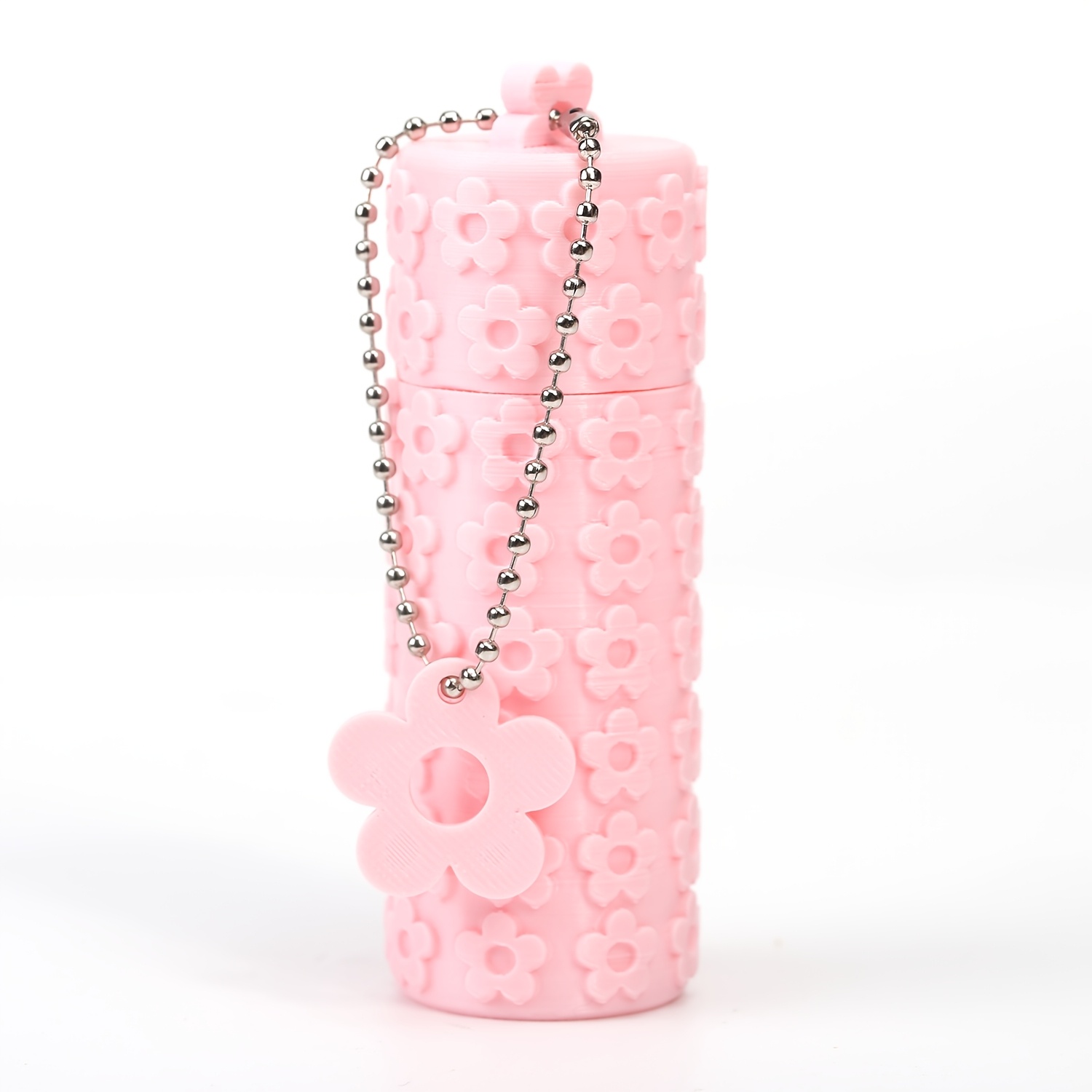 TEMU Llavero para Día de la con soporte para labial y de labios de flores pequeñas, estuche portátil para de labios con soporte, una gran opción para
