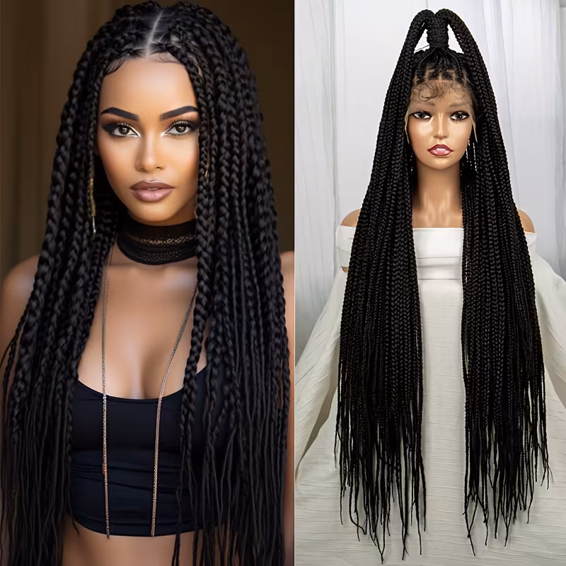 synthetic lace front wigs knotless braided styles featuring Philippines
