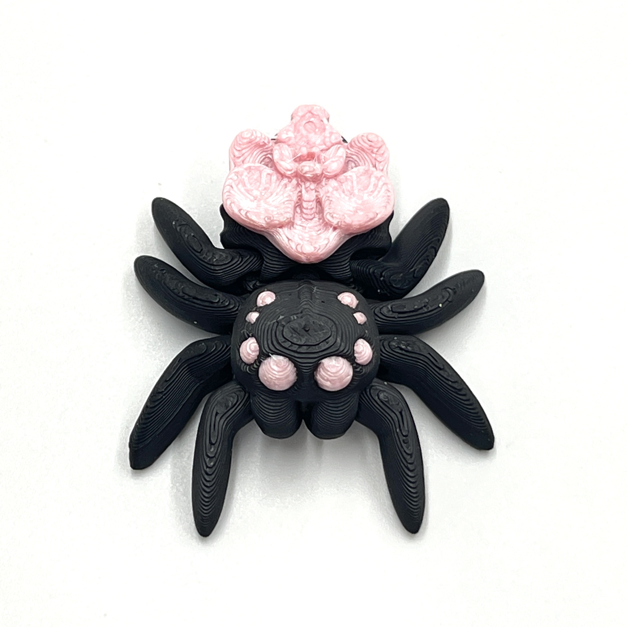 

1 3d Printed Joint Spider Figurine - Keychain, Hanging Decor & Desk Statue For