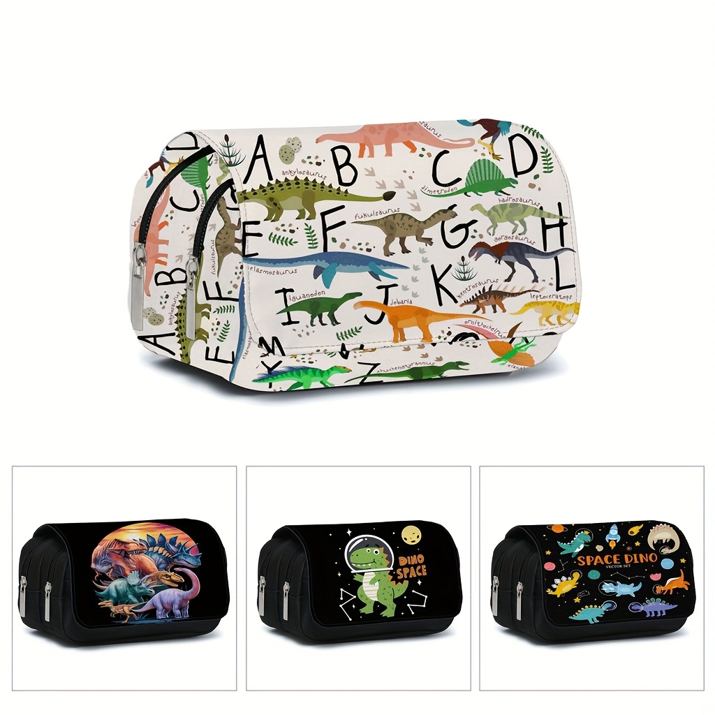 dinosaur pencil case sold on Temu United States