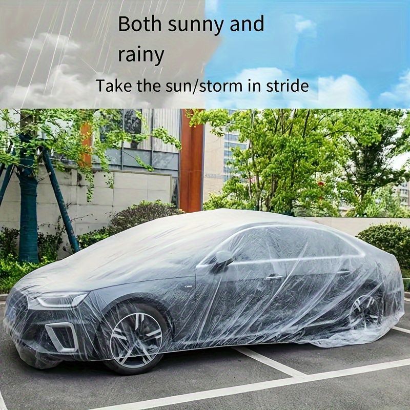 

1pc Car - , , Dustproof, , , Pe , Fully Sun , , , , , Frost, And , M/l Size Suitable For Many Car Models, For