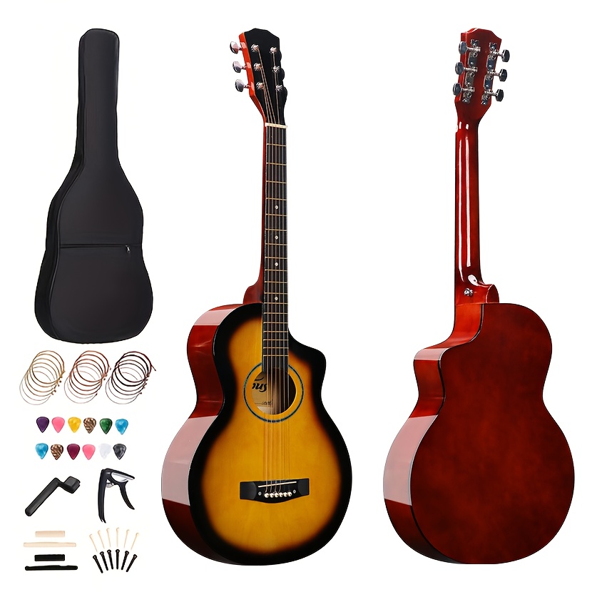 Complete Acoustic Guitar for Beginners, 38 Inches, Wooden Guitar... product image 13