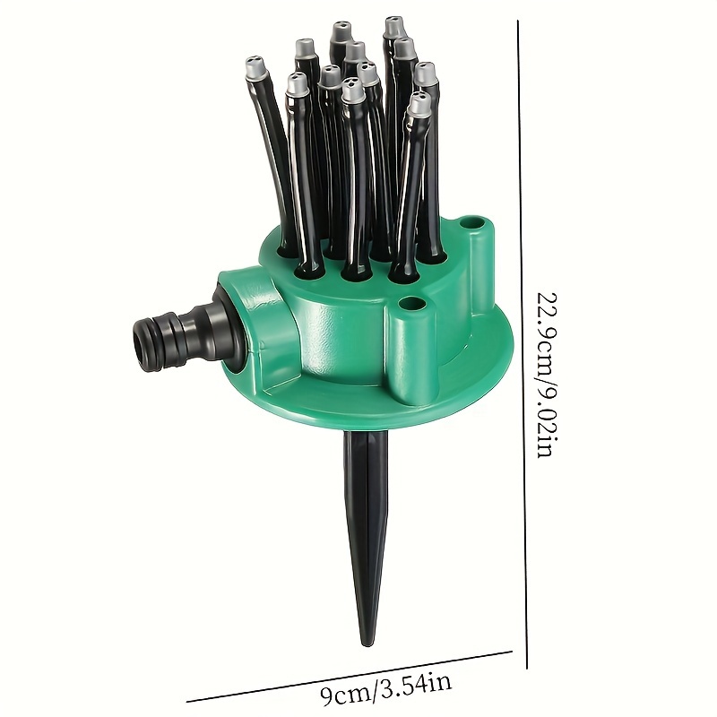 garden degree automatic multi head watering sprinkler gardening garden irrigation tool flower sprinkler head garden supplies convenient details 1