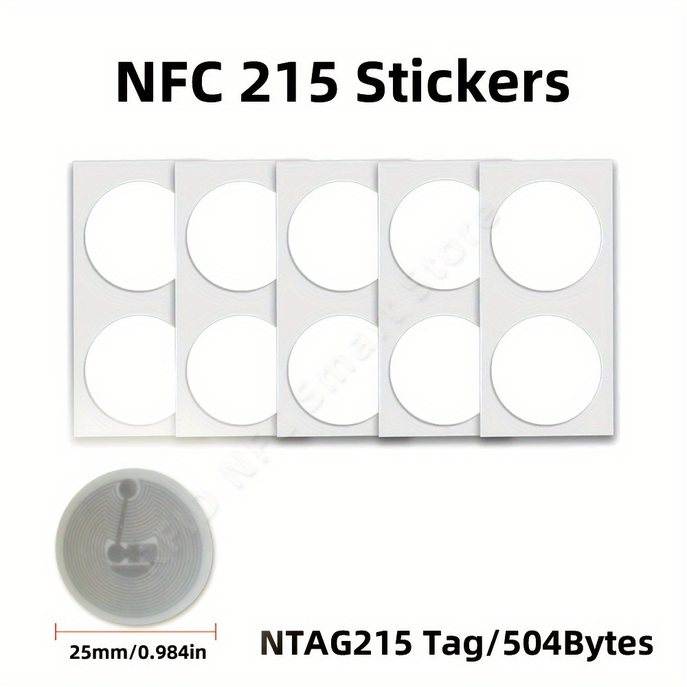 50pcs NFC Cards NFC Tags Ntag215 NFC chip NFC 215 tag rewritable