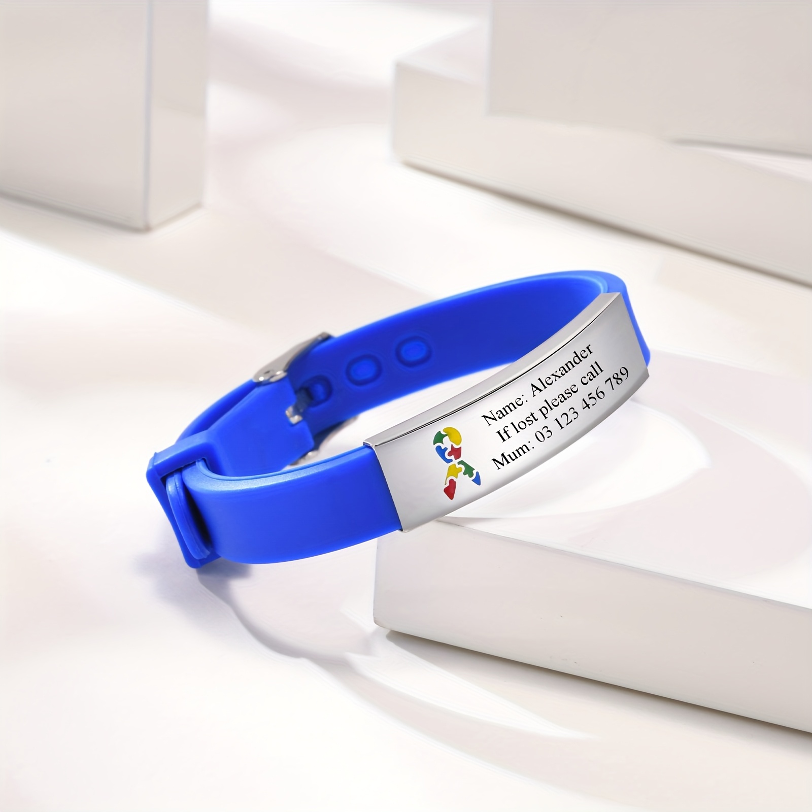 TEMU Customize Personalized Emergency Bracelets With Special Id Tags For Allergies And Other Emergency Information. Lovely Bracelets Are Suitable For